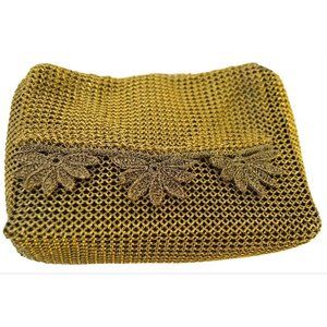 Ultimo Gold Chain Link Clutch